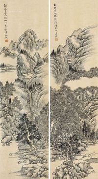 吴衡 溪山春色