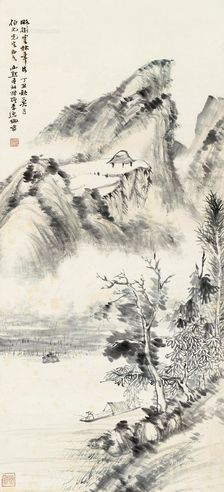 李逸珊 青山渔艇