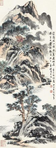 车鹏飞 晴江图