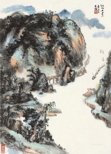 王康乐 江山小景