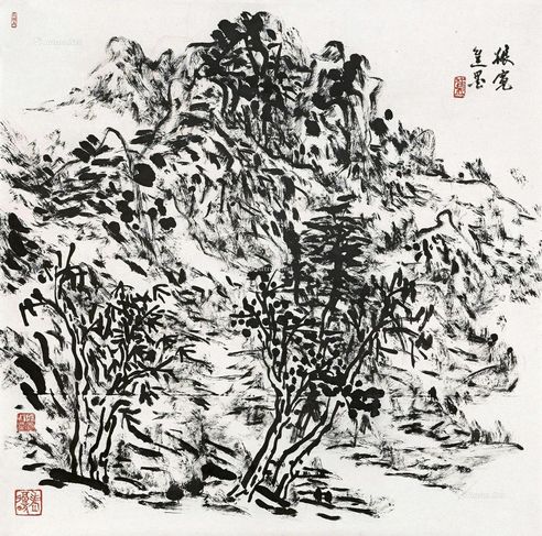 崔振宽 山水