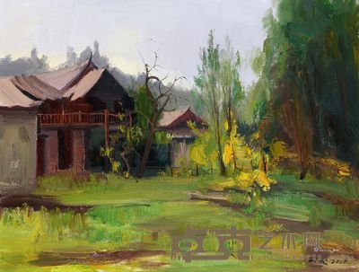 周武发 丽江写生 59×79cm