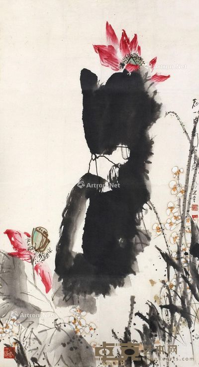 杜显清 夏荷图 55×100cm