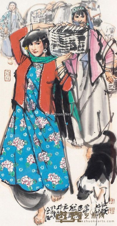 史国良 收获时节 38×68cm