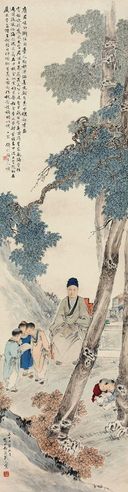 花元 槐荫课诵