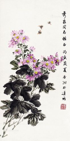 曾杏绯 花鸟