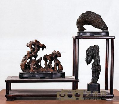 古石三方组合 66×56cm