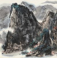 杜应强 山水