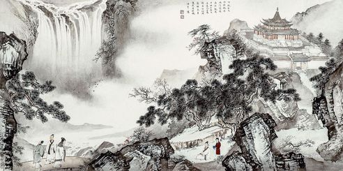 张洪千 山水画