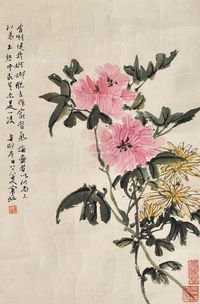 黄宾虹 花卉