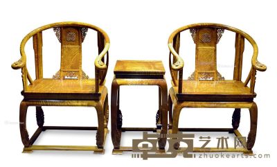 圣善居·吴善钊《皇宫椅》 椅子50×72×100cm；茶几49×72×69cm