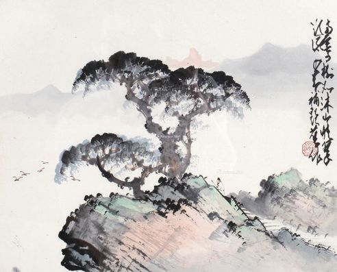 赵少昂 山水