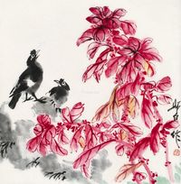 娄师白 花鸟