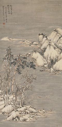 翟大坤 寒江独钓