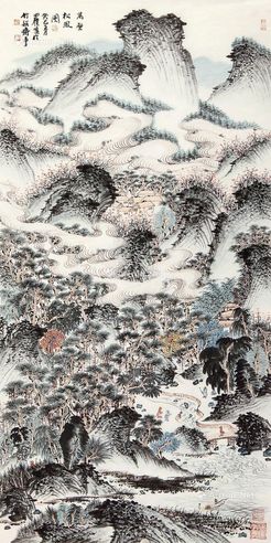 沈明权 万壑松风