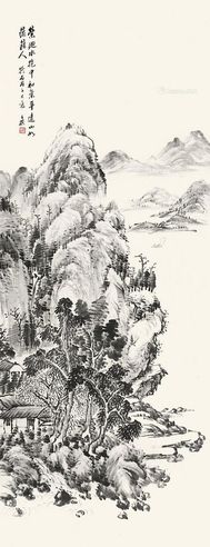 王撰 山水