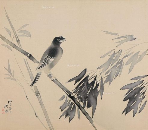 郭雪湖 八哥