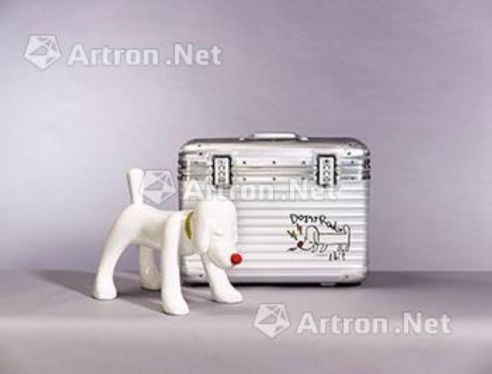 奈良美智 2011年作 小狗收音机 x RIMOWA 旅行箱 玻璃纤维 118/200 铝合金手提箱
