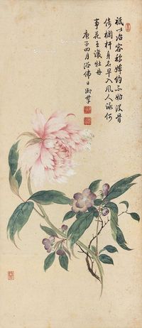 乾隆帝 花卉