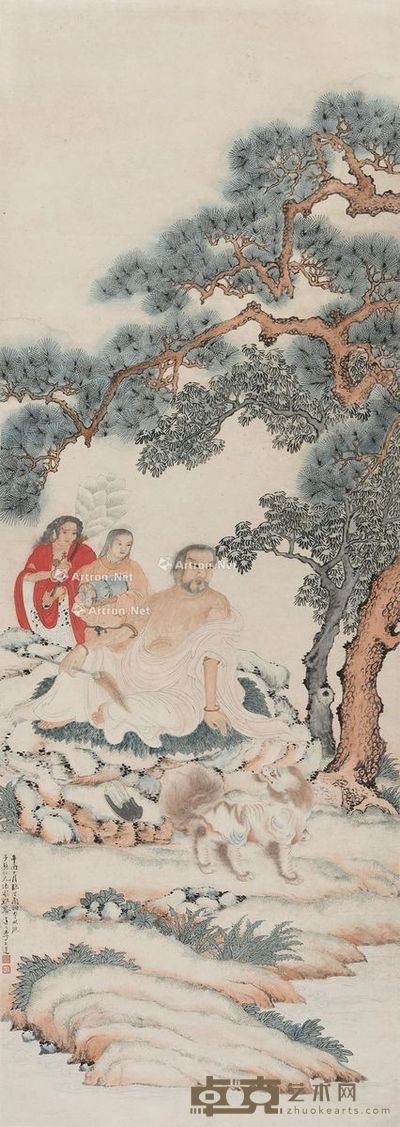 李士达 尊者像 113×40cm