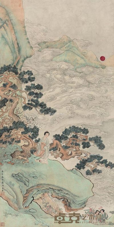 尤求 人物 111×57cm