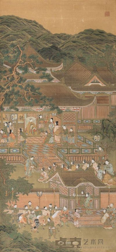 佚名 人物 113×52cm