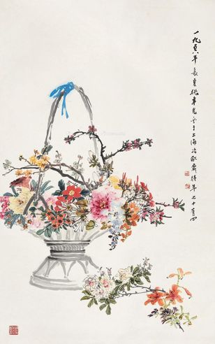 张聿光 篮花