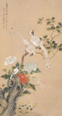 缪嘉惠 花鸟