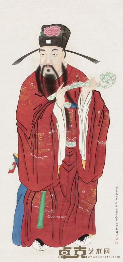 彭旸 天宫赐福 167×80cm