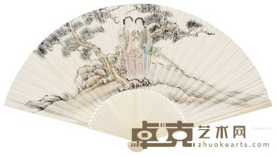 佚名 仕女 13.5×41cm