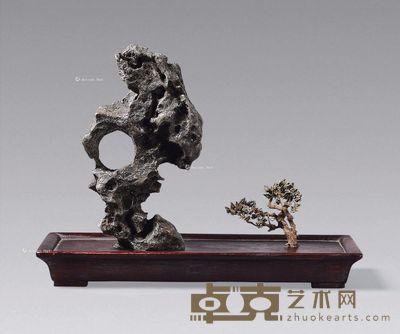 清 英石山子 高13cm
