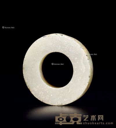 明 青玉环 直径4cm