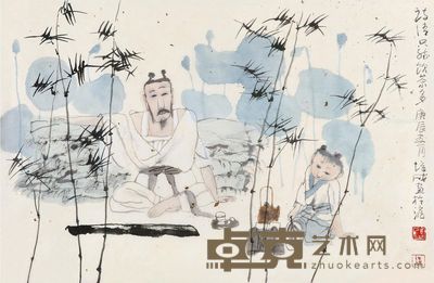 张培成 人物 43×65cm