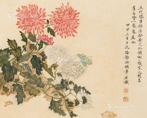 潘静淑 花卉
