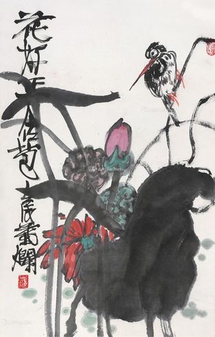 叶烂 花鸟