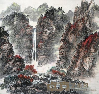 无款 山水 95×97cm