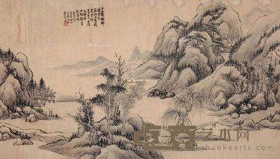 林琴南 山水 95×55cm