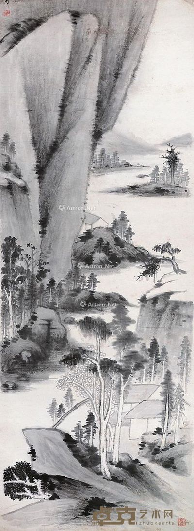 玉山农 山水 61×175cm