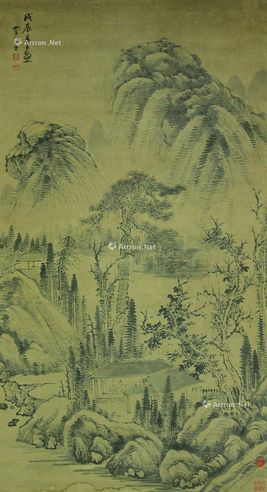 李流芳 山居图