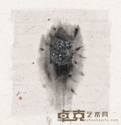 赵露 顽石 62×60cm