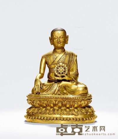 15世纪 上师 高16cm