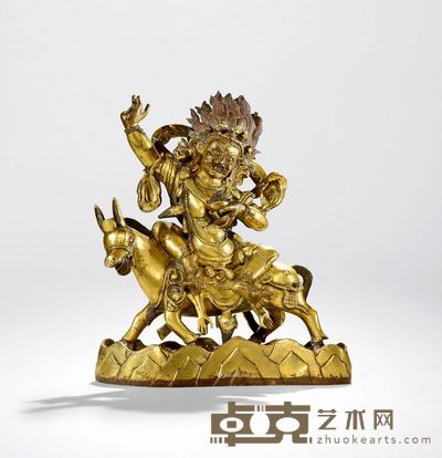 18世纪 吉祥天母 高14.6cm