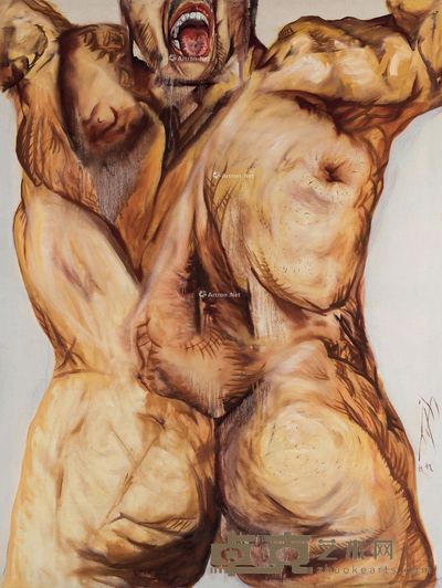 成力 叫喊 200×150cm