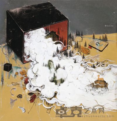 范安翔 迷雾 80×80cm