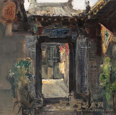 袁文彬 王氏镖局 50×50cm
