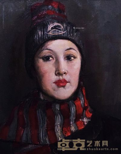 林加冰 女孩 51×41cm