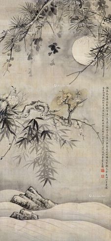 凌淑华 月下清影