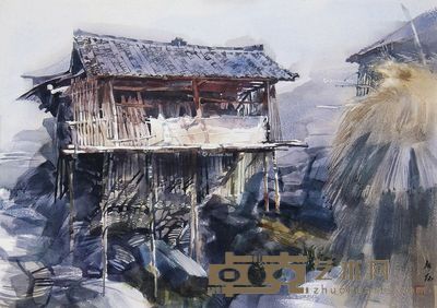 徐新友 青山寨之四 54×76cm