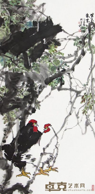 宋兴宇 紫气东来 136×68cm