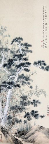 祁大夔 工笔山水